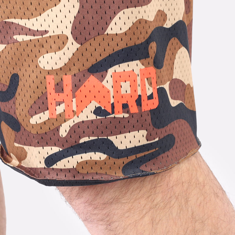 мужские  двухсторонние шорты Hard HRD Shorts Hard Desert camo202 - цена, описание, фото 5